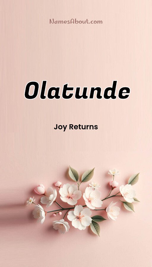 Meaning of Olatunde