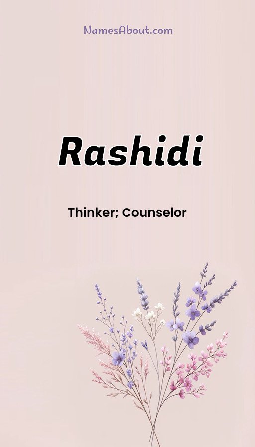 Meaning of Rashidi