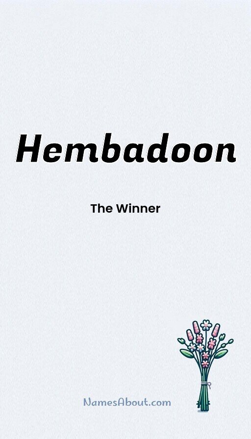 Meaning of Hembadoon