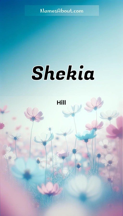 Meaning of Shekia