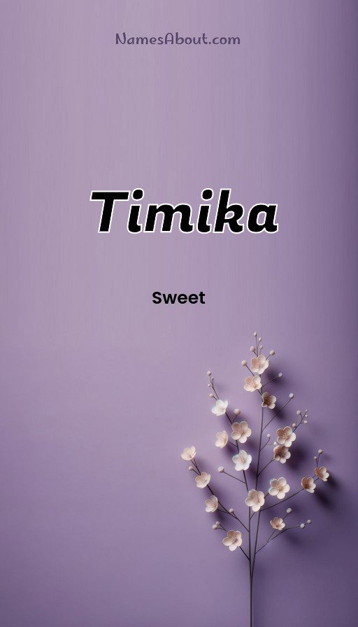 Meaning of Timika