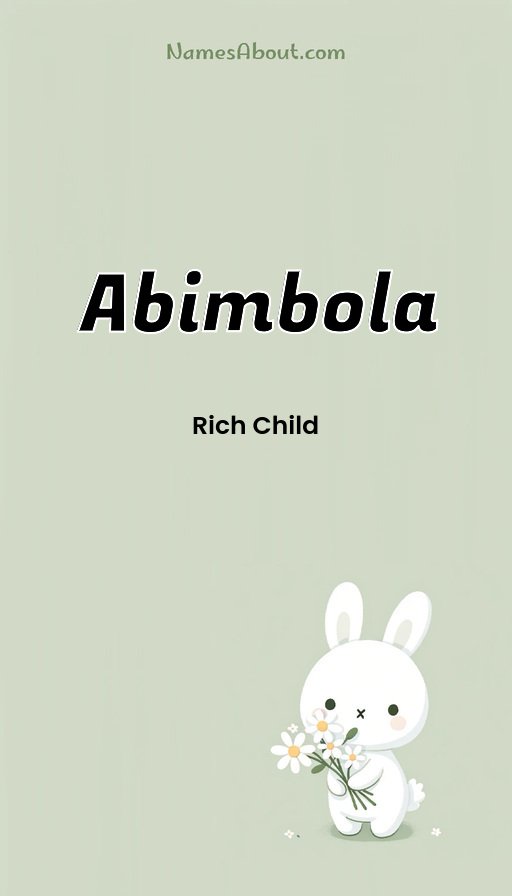 Meaning of Abimbola