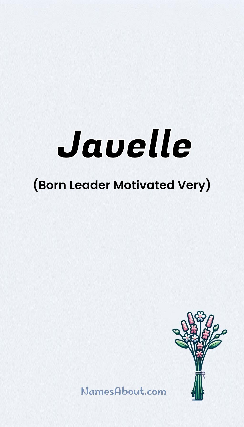 Javelle name and meaning