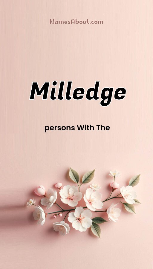 Meaning of Milledge