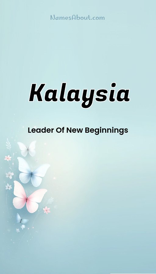 Meaning of Kalaysia