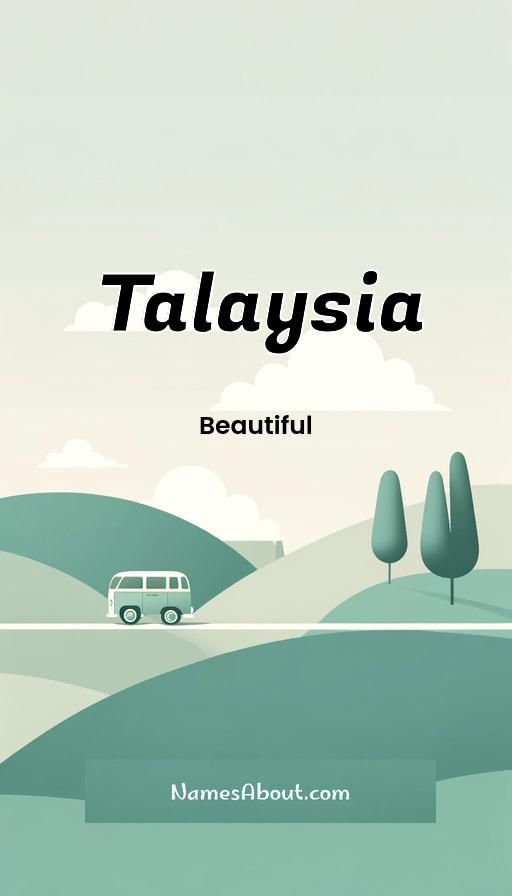 Talaysia name and meaning