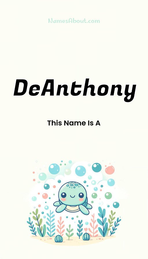 Meaning of DeAnthony