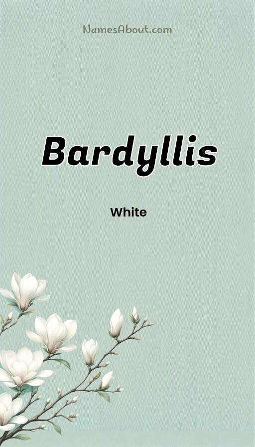 Meaning of Bardyllis