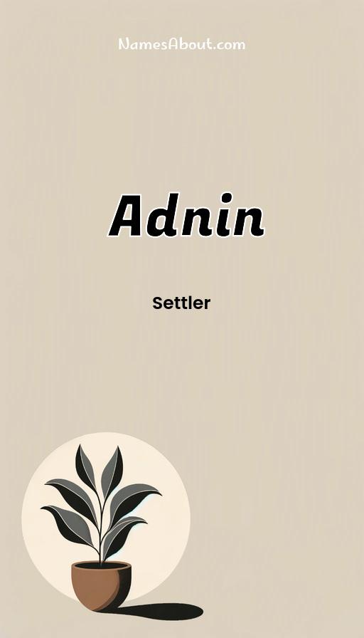 Illustration of Adnin