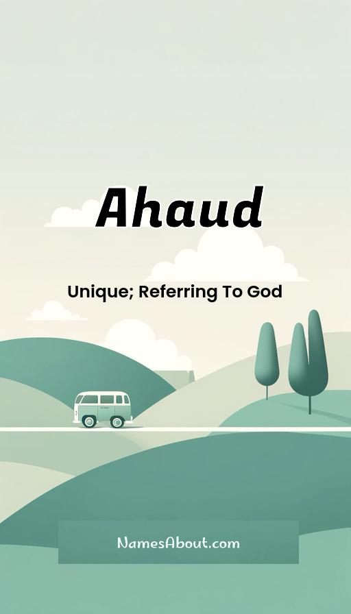 Illustration of Ahaud