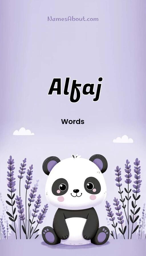 Meaning of Alfaj