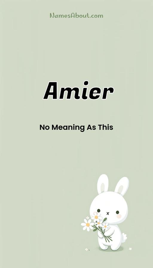 Illustration of Amier