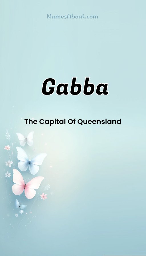 Meaning of Gabba