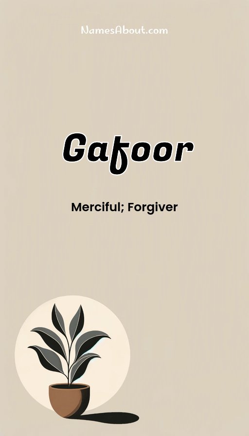 Meaning of Gafoor