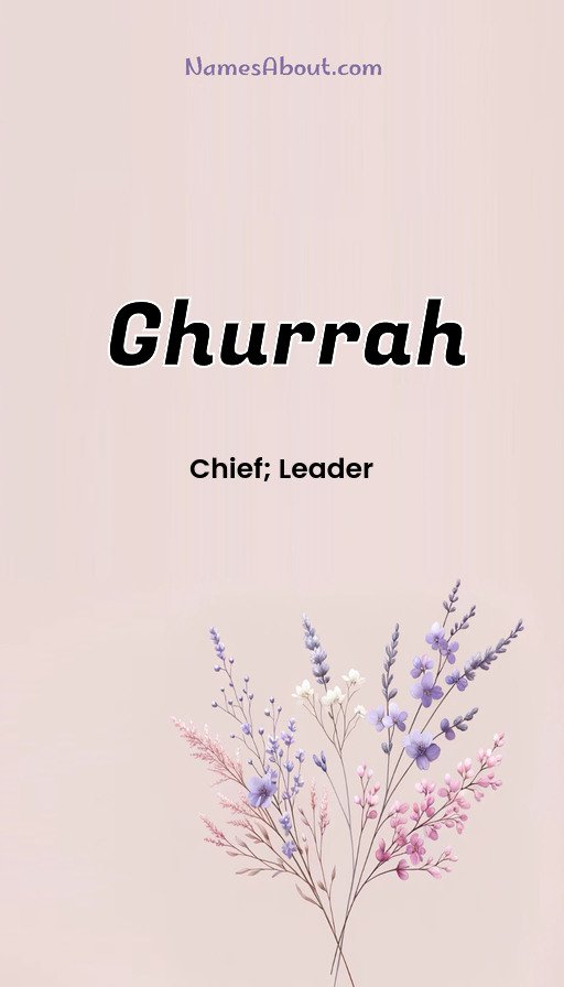 Meaning of Ghurrah