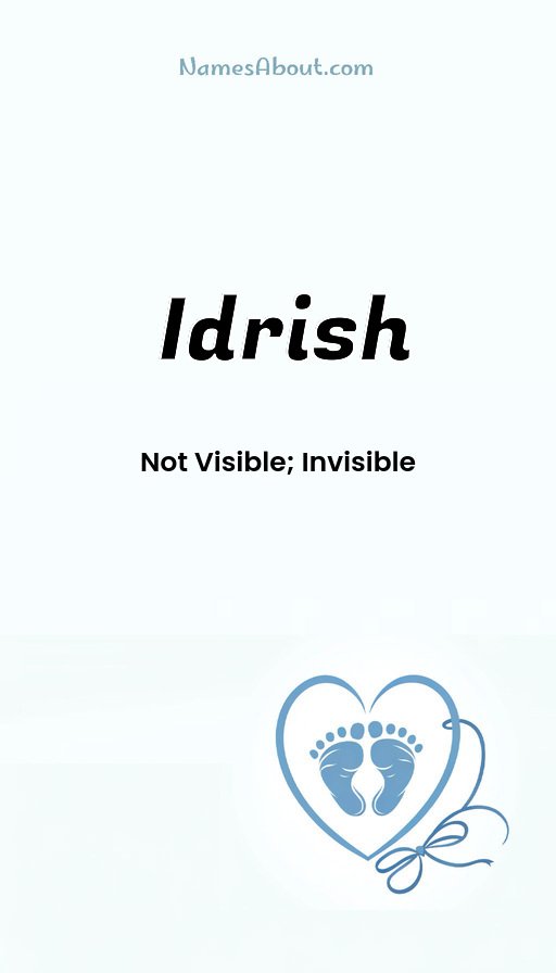 Meaning of Idrish