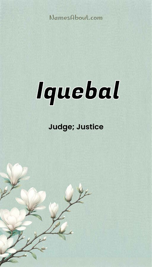 Meaning of Iquebal