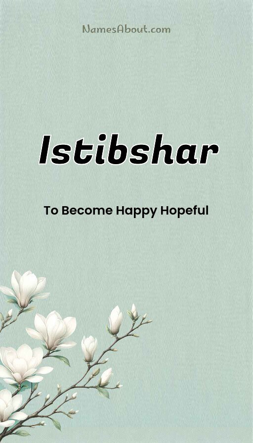 Meaning of Istibshar