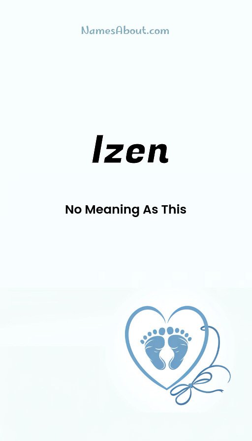 Meaning of Izen