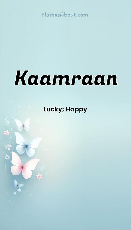 Illustration of Kaamraan