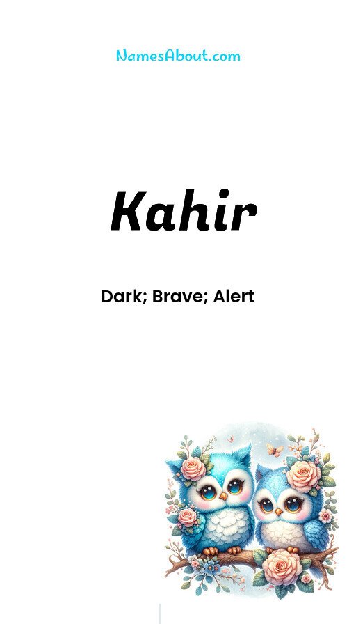 Meaning of Kahir