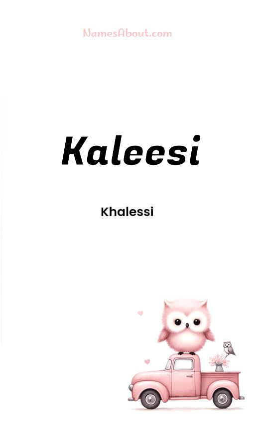 Illustration of Kaleesi