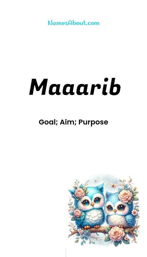 Meaning of Maaarib