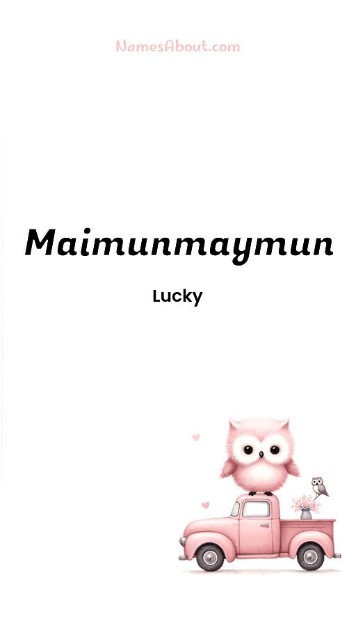 Meaning of Maimunmaymun