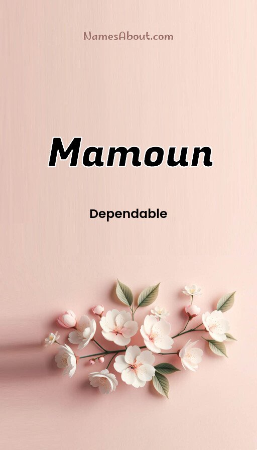 Meaning of Mamoun