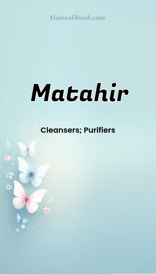 Meaning of Matahir