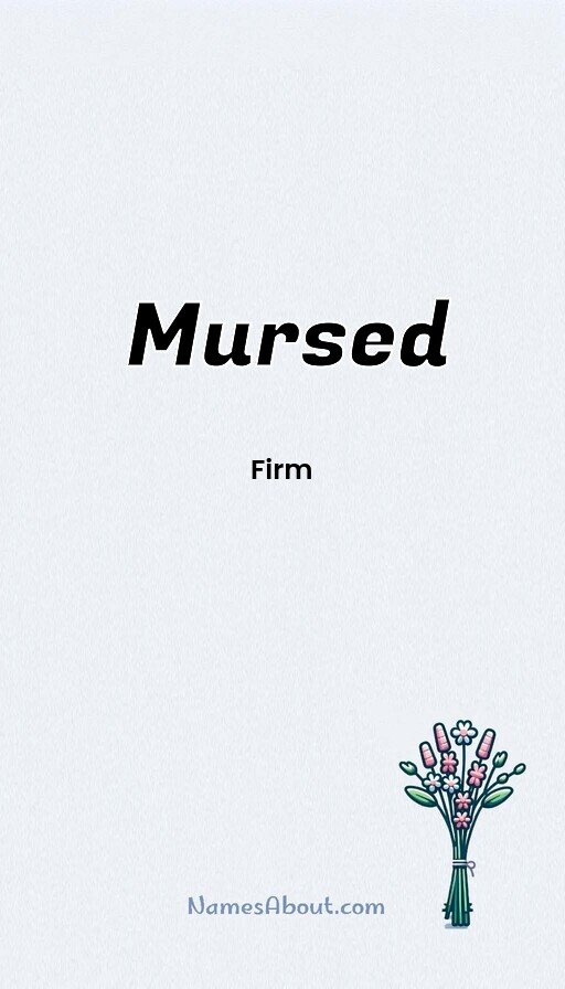 Meaning of Mursed
