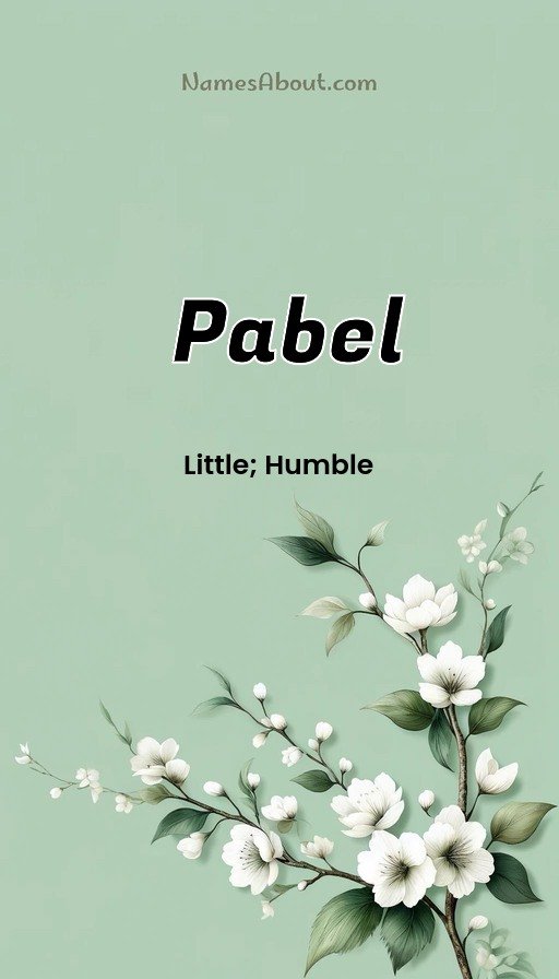 Meaning of Pabel