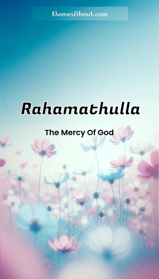 Meaning of Rahamathulla