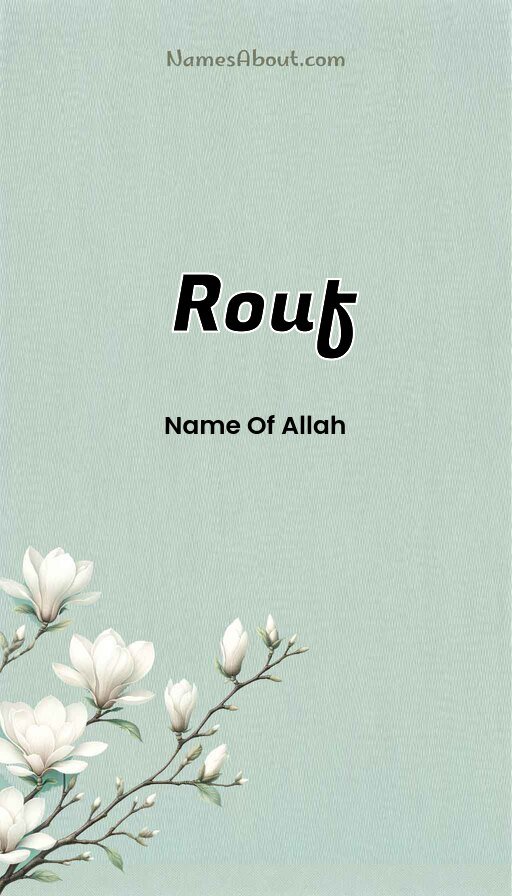Meaning of Rouf