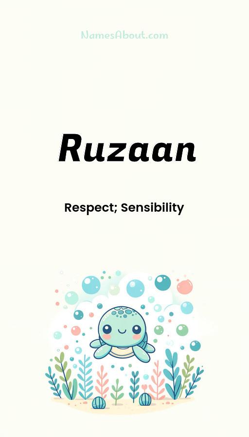 Illustration of Ruzaan