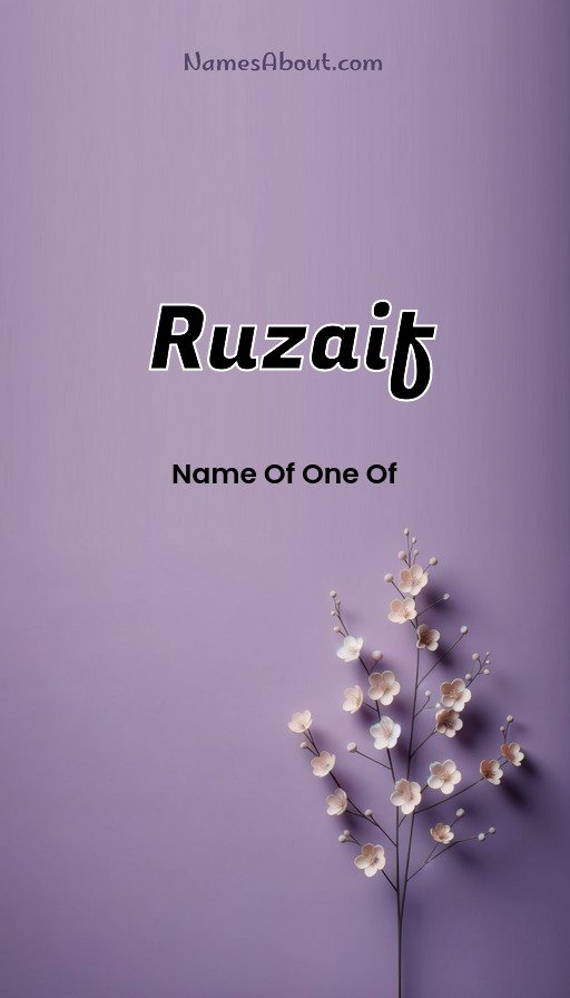 Meaning of Ruzaif