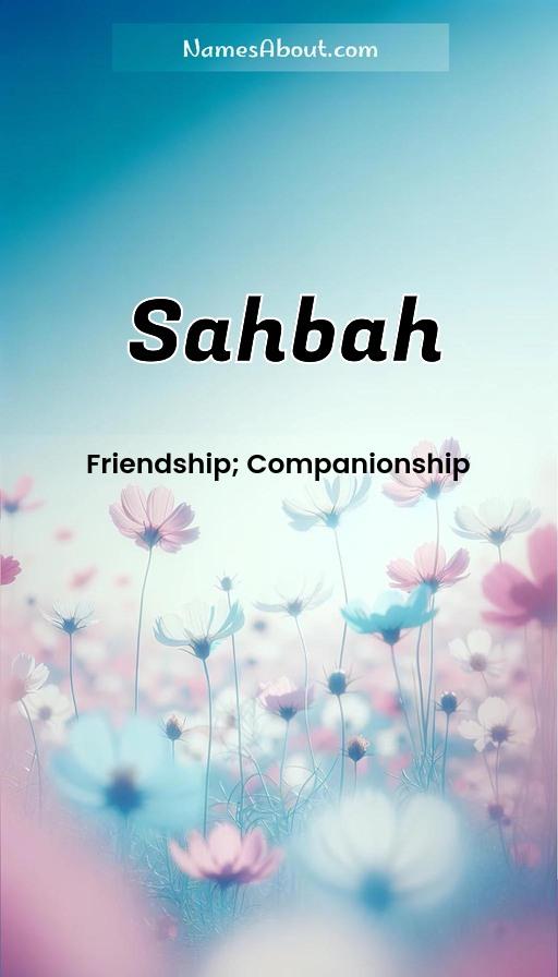 Meaning of Sahbah