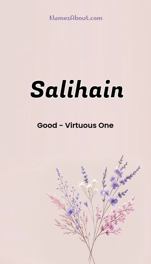 Meaning of Salihain