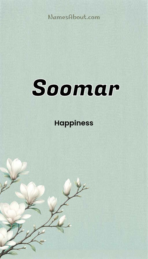 Meaning of Soomar