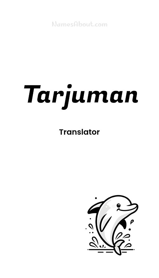 Meaning of Tarjuman