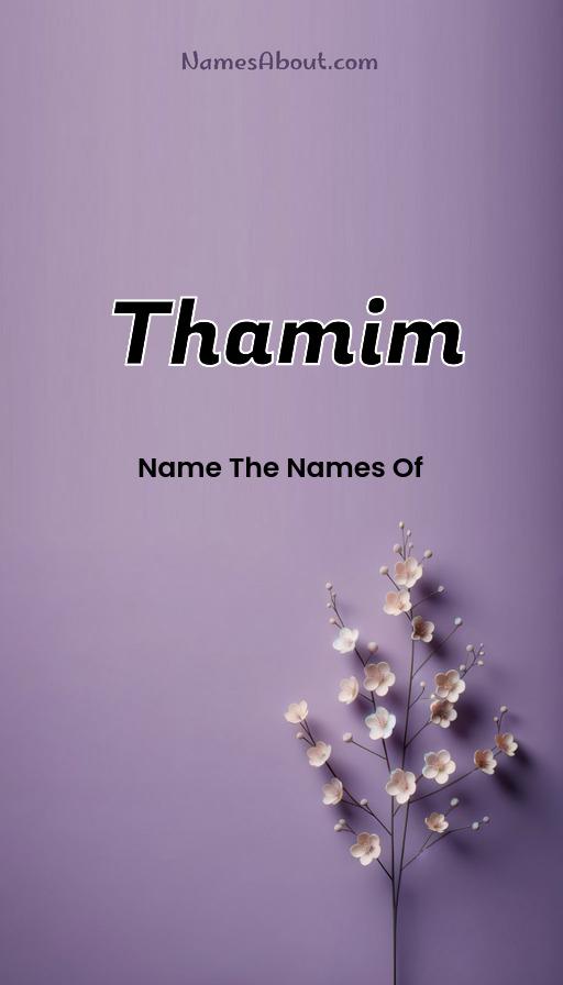 Thamim name and meaning