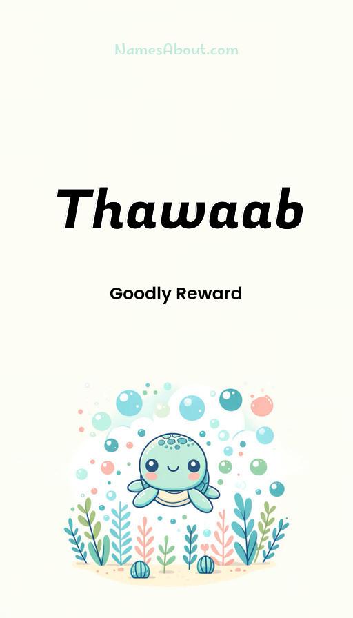 Illustration of Thawaab