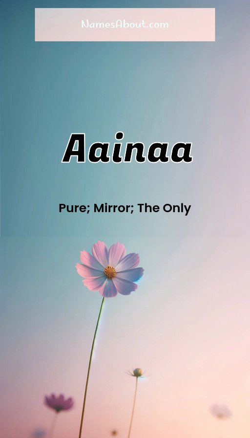 Meaning of Aainaa