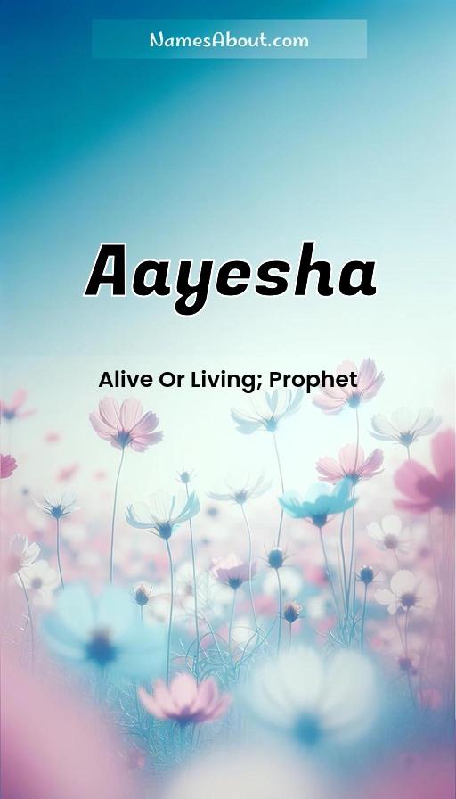 Illustration of Aayesha