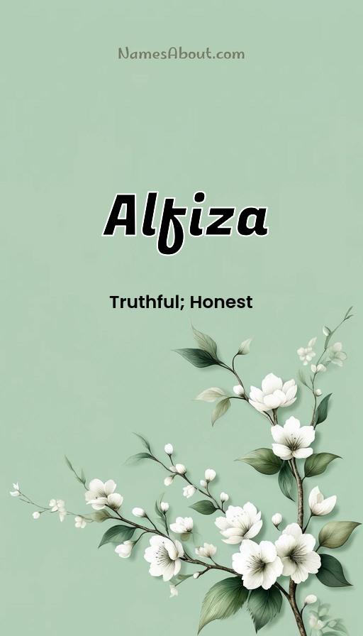 Meaning of Alfiza