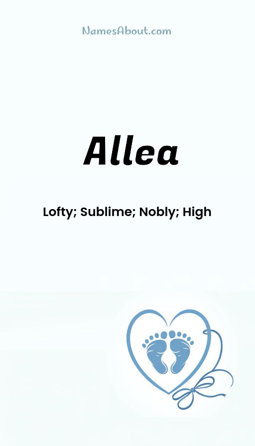 Meaning of Allea