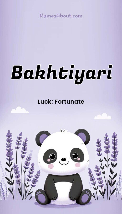 Meaning of Bakhtiyari
