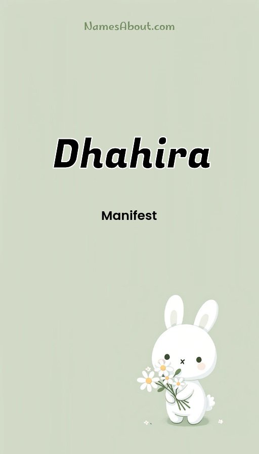 Meaning of Dhahira