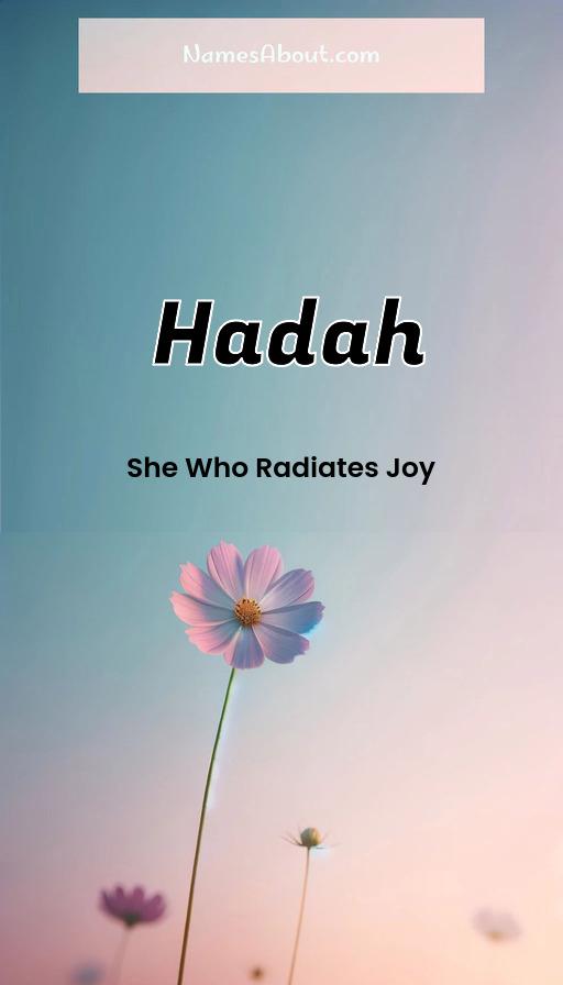 Illustration of Hadah