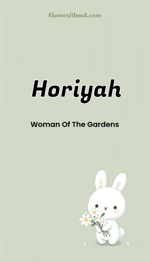 Meaning of Horiyah